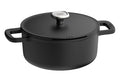 Faitout antiadhérent Berghoff Leo Phantom en aluminium recyclé 24cm avec couvercle et maniques