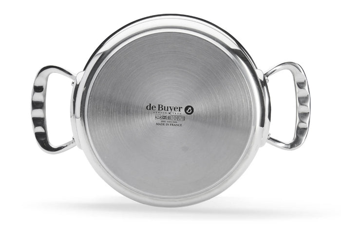 Faitout De Buyer Milady en acier inoxydable avec couvercle - 20cm
