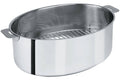 Faitout ovale Cristel Mutine amovible 30cm + grille en inox