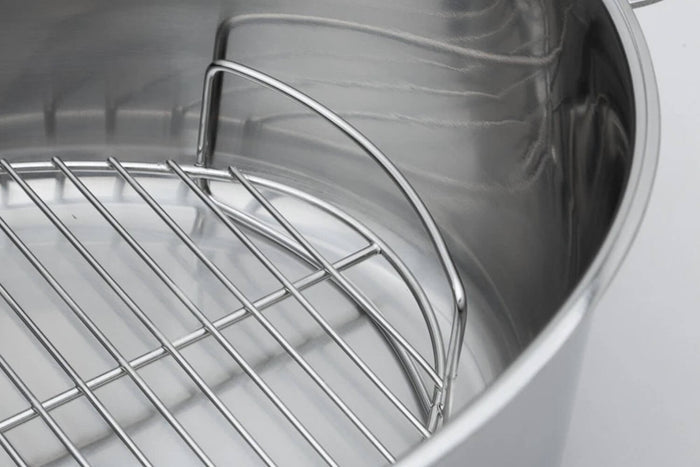Faitout ovale Cristel Mutine amovible 30cm + grille en inox