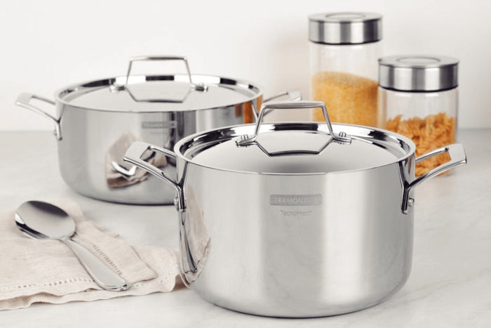 Faitout Tarmontina Grano 4,4L en inox triple couche 24cm