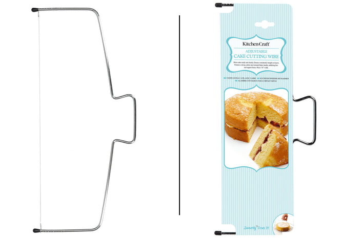 Fil à découper pour gâteaux KitchenCraft Sweetly Does It en acier carbone