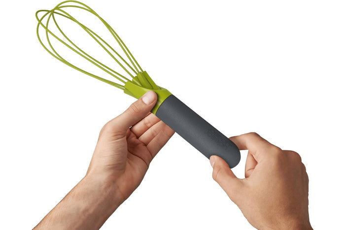 Fouet 2-en-1 Joseph Joseph Twist en silicone vert