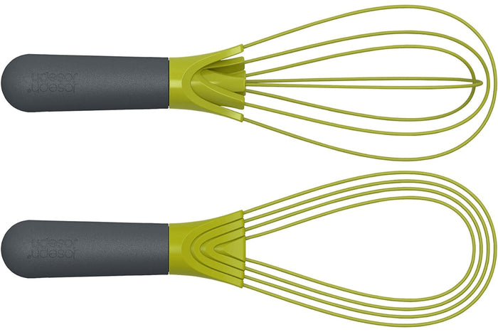 Fouet 2-en-1 Joseph Joseph Twist en silicone vert