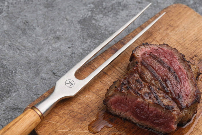 Fourchette à viande 16cm Fukito Olive