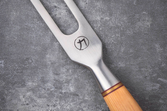 Fourchette à viande 16cm Fukito Olive