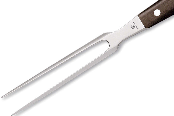 Fourchette à viande Wüsthof Ikon forgée 16cm en bois de grenadille