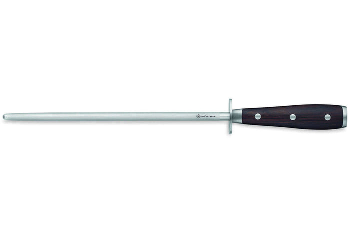Fusil à aiguiser acier Wüsthof Ikon mèche ronde 26cm grain fin