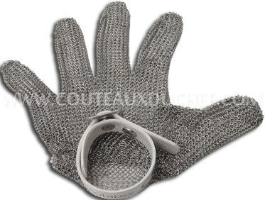 Gant de protection Niroflex en cotte de maille inox - Taille S
