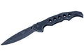 Grand couteau pliant Herbertz 596819 manche fin et ergonomique ajouré G10 noir 19,2cm