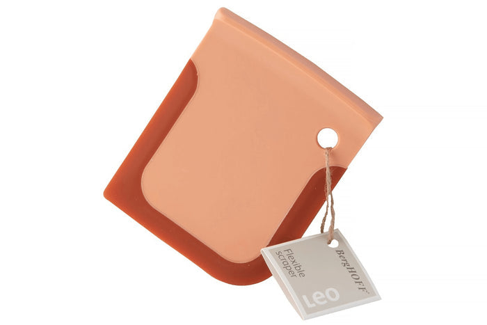Grattoir flexible Berghoff Leo en nylon renforcé en fibres de verre et silicone orange