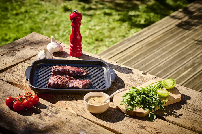 Grill viande noir Peugeot Grill to Table en céramique - 38x26cm