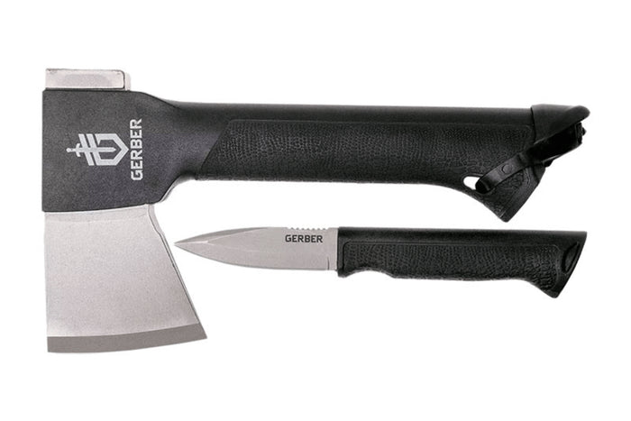 Hache 2 en 1 Gerber Gator Combo Axe GE001054 manche en nylon/fibres de verre + étui en nylon