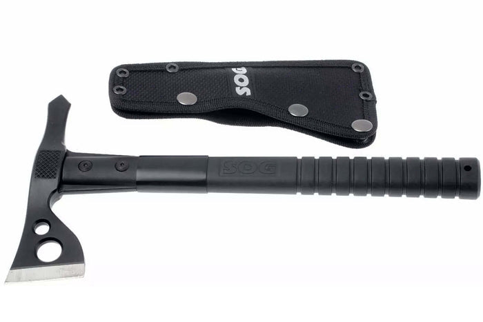 Hachette SOG Fast Hawk Axe SGF06TN manche en nylon/fibres de verre noir 32cm avec étui en nylon