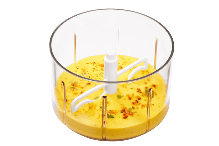 Hachoir mécanique Rosle Multi-Cut avec lames amovibles et accessoires
