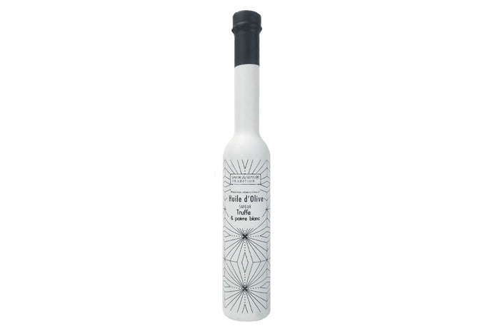 Huile d'olive Savor&Sens Color Block saveur truffe et poivre blanc - 20cl