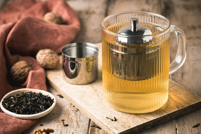 Infuseur à thé Cristel avec support en inox 4,5cm