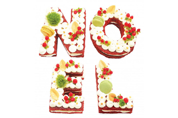 Kit letter cake Noël Scrapcooking 4 gabarits - Réutilisable