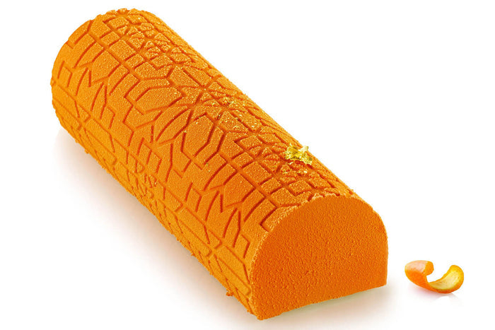 Kit Moule 3D Silikomart Maya Bûche 25x8x6,7cm + accessoires