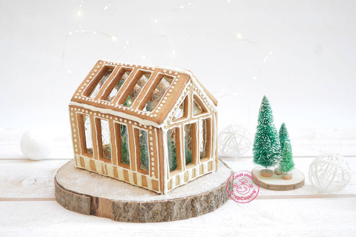 Kit pâtisserie maison pain d'épice 3D Scrapcooking Gingerbread Greenhouse 8 pièces