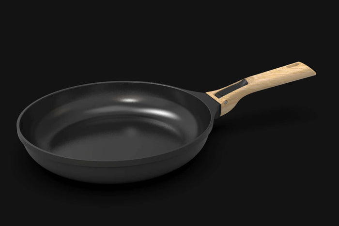 L'Incroyable Kit Cookut 2 poêles et 1 casserole à poignée amovible - graphite