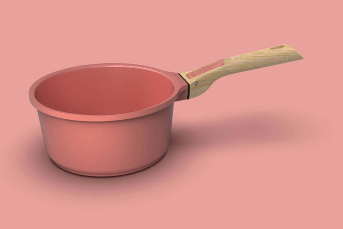 L'Incroyable Kit Cookut 2 poêles et 1 casserole à poignée amovible - guimauve