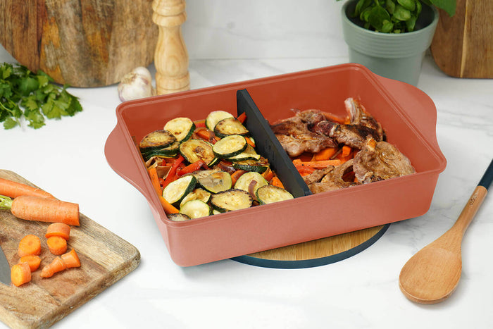 L'Incroyable Plat Ajustable Cookut 40x30cm guimauve