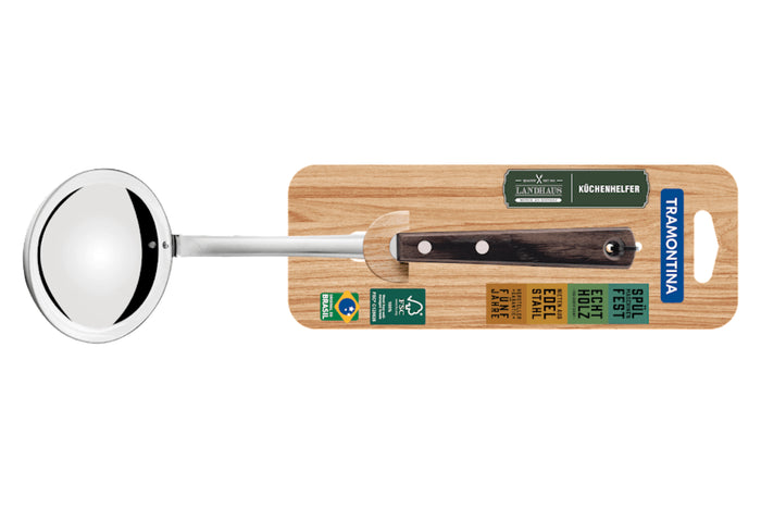 Louche Tramontina Technobois en inox 32cm
