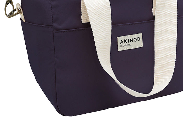 Lunch bag isotherme Akinod 08:17 en polycoton bleu navy 7L