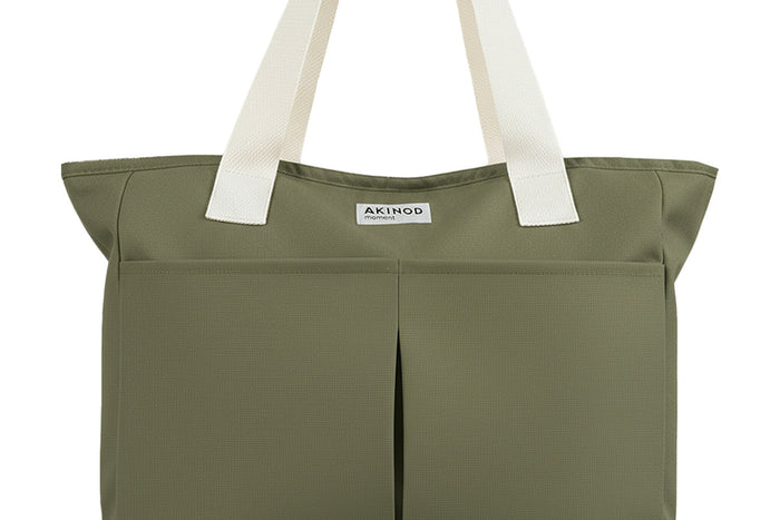 Lunch bag isotherme Akinod 10:47 en polycoton olive 21L