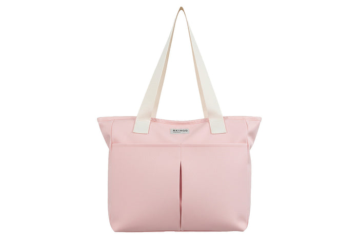 Lunch bag isotherme Akinod 10:47 en polycoton rose 21L