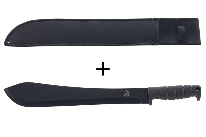 Machette Bolo PUMA-TEC 311136 48,7cm manche en caoutchouc avec étui
