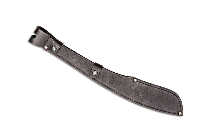 Machette Condor Parang 60940 lame noire 44,5cm manche en noyer avec étui en cuir