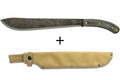 Machette Esee Darien lame carbone 31,5cm manche micarta gris + étui