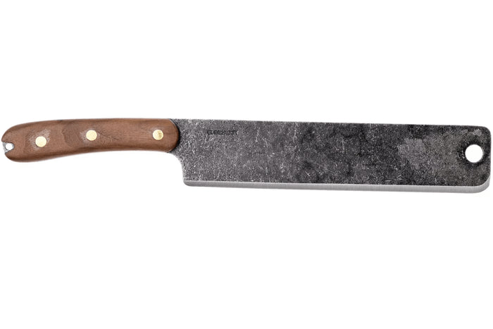 Machette Esee Expat Libertariat lame acier carbone 22,8cm manche bois de noyer + étui