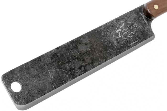 Machette Esee Expat Libertariat lame acier carbone 22,8cm manche bois de noyer + étui