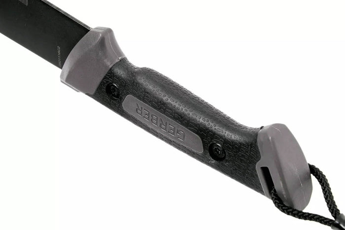 Machette Gerber Gator Bolo GE002076 39,4cm manche en caoutchouc noir avec étui
