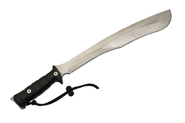 Machette kukri Wildsteer W Tiger WTIG0113N 45cm manche Kraton noir + étui en nylon