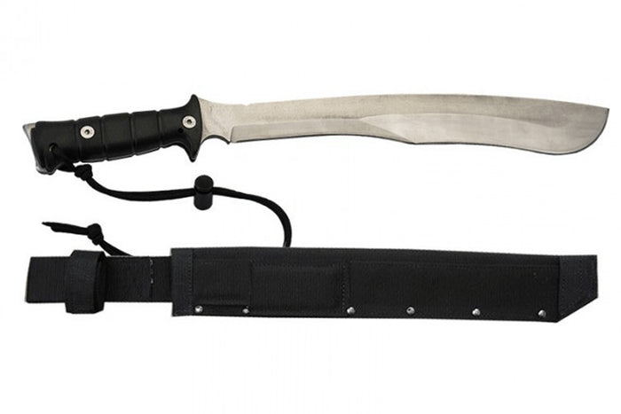 Machette kukri Wildsteer W Tiger WTIG0113N 45cm manche Kraton noir + étui en nylon