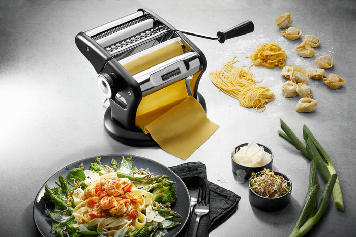 Machine à pâtes professionnelle Gefu Pasta Perfetta Excellence en acier inoxydable