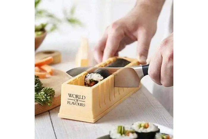 Machine à sushis KitchenCraft World of Flavors jaune