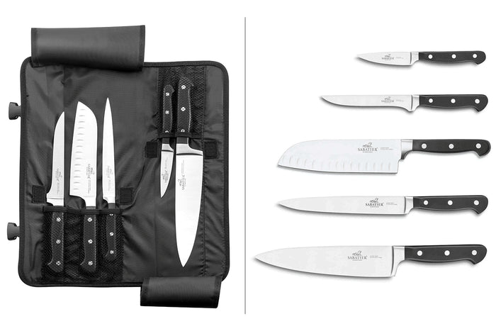 Mallette 5 couteaux professionnels SABATIER International