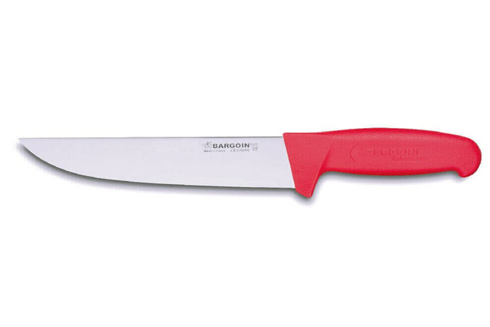 Mallette de 4 couteaux de boucher Fischer Bargoin manche rouge