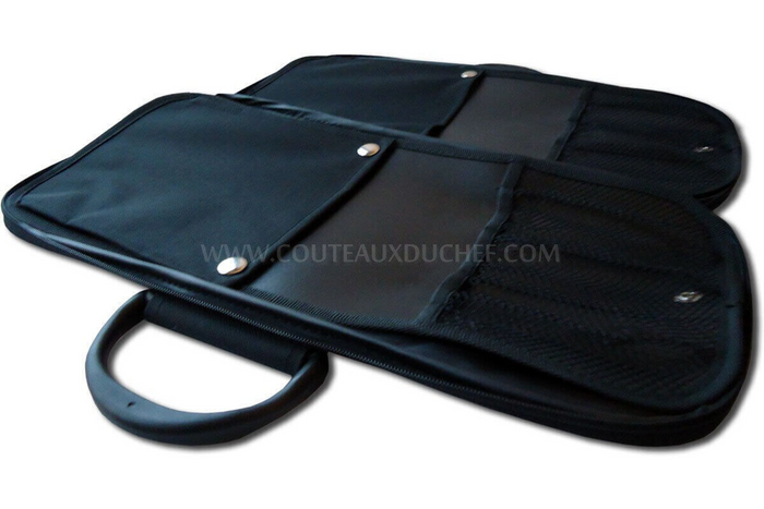Mallette de 4 couteaux de boucher Fischer Bargoin manche rouge