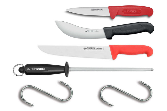 Mallette de chasse Fischer 6 couteaux et accessoires