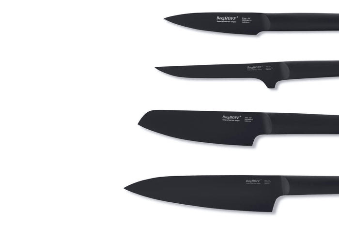 Mallette de cuisinier 4 couteaux Ron Titan acier noir Berghoff