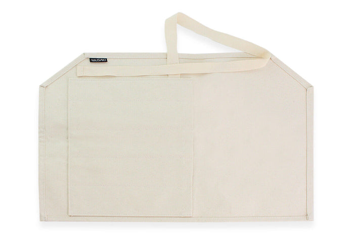 Mallette traditionnelle Wusaki en toile de coton beige pour 5 couteaux