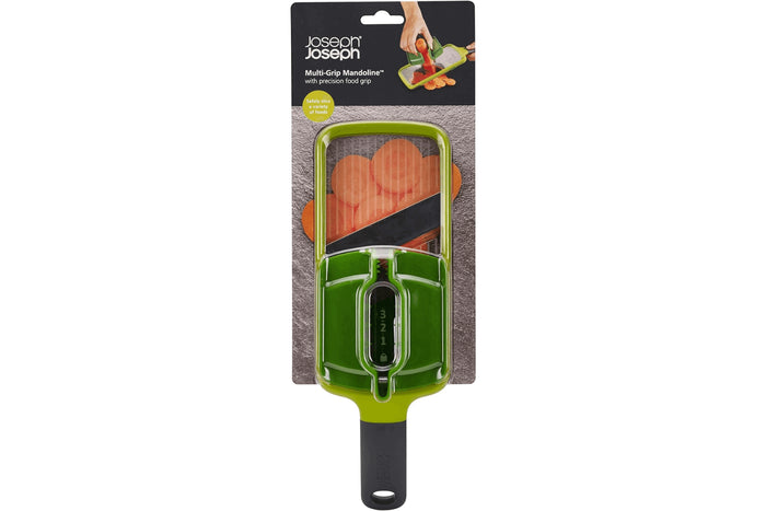 Mandoline Joseph Joseph Multi-Grip avec poussoir