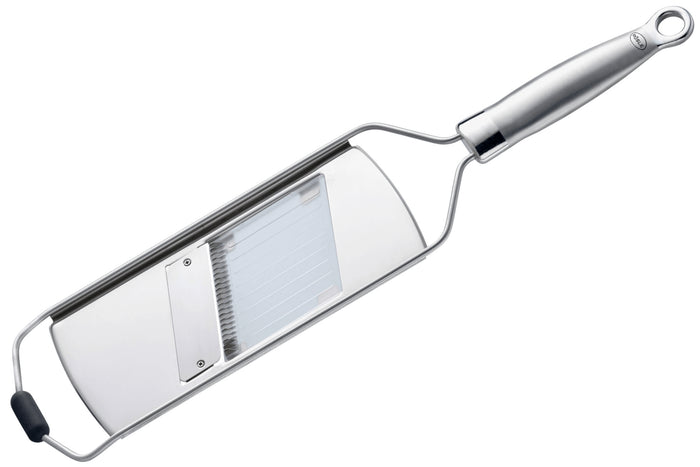 Mandoline Rösle en acier inoxydable 18/10 + 3 inserts