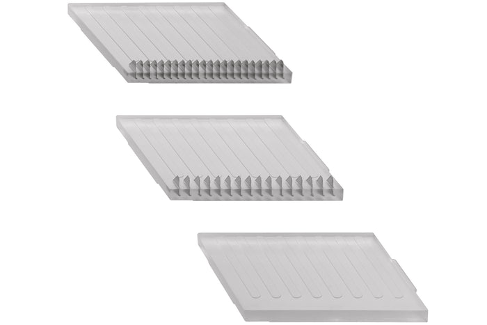 Mandoline Rösle en acier inoxydable 18/10 + 3 inserts